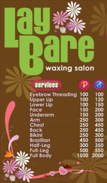 lay bare sm southmall|LAY BARE WAXING SALON.